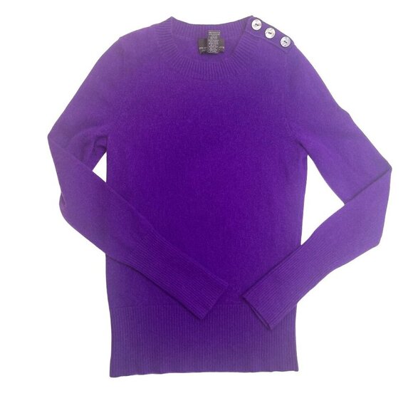 Fenn Wright Manson Cashmere  Sweater Purple  Color Ladies Size XSMALL - Picture 1 of 6
